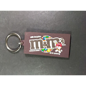 M & M Milk Chocolate Plastic Keychain 2013